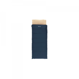Outwell Contour Lux Deep Blue | Sleeping Bag | 220 x 85 cm | -19 to 15 C | Right Zipper