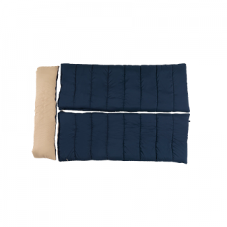 Outwell Contour Lux Deep Blue | Sleeping Bag | 220 x 145 cm | -22 to 12 C | Both Side Zipper