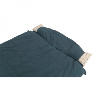 Outwell Camper Lux Double Blue | Sleeping Bag | 235 x 150 cm | -16 to 5 C | Both Side Zipper Outwell Camper Lux Double Blue | Sleeping Bag | 235 x 150 cm | -16 to 5 C | Both Side Zipper