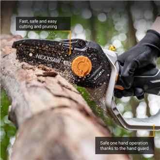 Batavia B.V. 18V Nexxsaw Cordless One-Hand Chainsaw 6'' V3 - Without Battery and Charger | Chainsaw