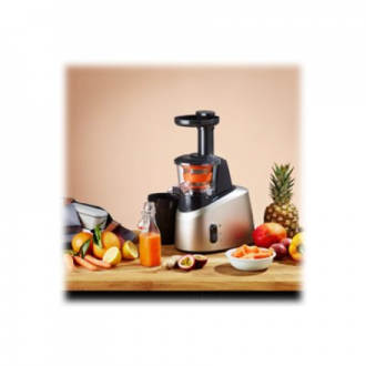 TEFAL | Slow Juicer | ZC255B38 | Type Electric | Silver/ black | 200 W | Extra large fruit input | Number of speeds 2 | 82 RPM TEFAL | Slow Juicer | ZC255B38 | Type Electric | Silver/ black | 200 W | Extra large fruit input | Number of speeds 2 | 82 RPM