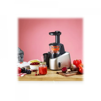 TEFAL | Slow Juicer | ZC255B38 | Type Electric | Silver/ black | 200 W | Extra large fruit input | Number of speeds 2 | 82 RPM TEFAL | Slow Juicer | ZC255B38 | Type Electric | Silver/ black | 200 W | Extra large fruit input | Number of speeds 2 | 82 RPM