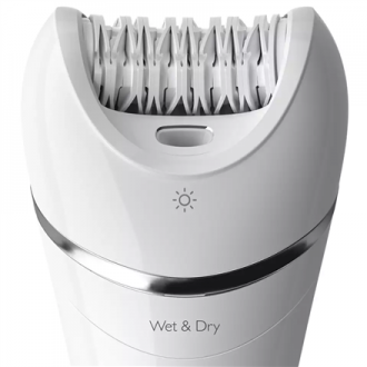 Philips | Epilator | BRE710/00 | Operating time (max) 40 min | Number of power levels N/A | Wet & Dry | White/Pink