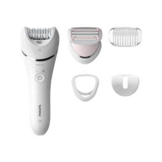 Philips | Epilator | BRE710/00 | Operating time (max) 40 min | Number of power levels N/A | Wet & Dry | White/Pink