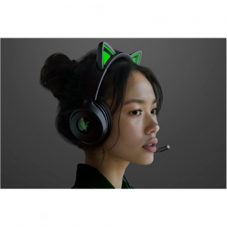 Razer Gaming Headset | Kraken Kitty V3 X | Wired | Over-Ear | Microphone | Black Razer Gaming Headset | Kraken Kitty V3 X | Wired | Over-Ear | Microphone | Black