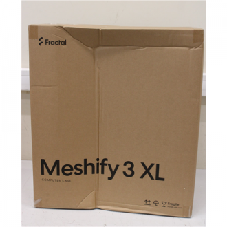 SALE OUT. Fractal Design Meshify 3 XL | Black RGB TG Light Tint | Mid-Tower | DAMAGED PACKAGING | ATX SALE OUT. Fractal Design Meshify 3 XL | Black RGB TG Light Tint | Mid-Tower | DAMAGED PACKAGING | ATX