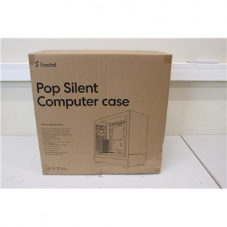 SALE OUT. Fractal Design Pop Silent Black TG Clear Tint | SALE OUT. Fractal Design Pop Silent | Side window | Black TG Clear Tin SALE OUT. Fractal Design Pop Silent Black TG Clear Tint | SALE OUT. Fractal Design Pop Silent | Side window | Black TG Clear Tin