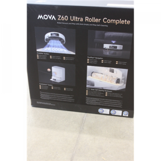 SALE OUT. MOVA Z60 Ultra Roller Complete Robot Vacuum, White | MOVA Robot Vacuum | Z60 Ultra Roller Complete | Wet&Dry | 6400 mA