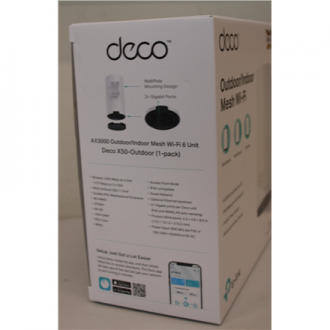 SALE OUT. TP-LINK Deco X50-Outdoor AX3000 Outdoor Whole Home Mesh WiFi 6 Unit | SALE OUT. TP-LINK | AX3000 Outdoor Whole Home Me SALE OUT. TP-LINK Deco X50-Outdoor AX3000 Outdoor Whole Home Mesh WiFi 6 Unit | SALE OUT. TP-LINK | AX3000 Outdoor Whole Home Me