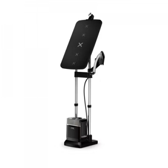 TEFAL All-in-One Garment Steamer | QT2028 | Stand Steamer | 2170 W | 100 g/min | 1.1 L | Premium Silver TEFAL All-in-One Garment Steamer | QT2028 | Stand Steamer | 2170 W | 100 g/min | 1.1 L | Premium Silver