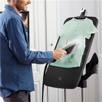 TEFAL All-in-One Garment Steamer | QT2028 | Stand Steamer | 2170 W | 100 g/min | 1.1 L | Premium Silver TEFAL All-in-One Garment Steamer | QT2028 | Stand Steamer | 2170 W | 100 g/min | 1.1 L | Premium Silver