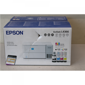 SALE OUT. Epson Multifunctional printer | EcoTank L4366 | Inkjet | Colour | A4 | Wi-Fi | DAMAGED PACKAGING SALE OUT. Epson Multifunctional printer | EcoTank L4366 | Inkjet | Colour | A4 | Wi-Fi | DAMAGED PACKAGING