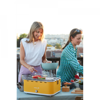 Barbecook Charcoal Table Grill Carlo , 44 x 33 x 21 cm | BC-CHA-1016 | Yellow Sunshine
