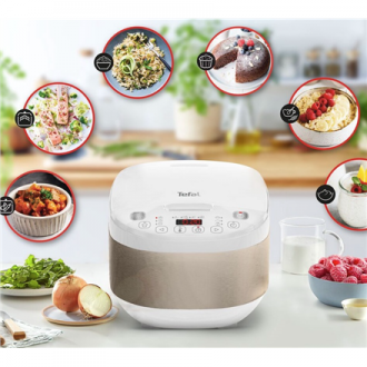 TEFAL | Multifunctional pot | RK622130 | 750 W | 4 L | Number of programs 12 | White TEFAL | Multifunctional pot | RK622130 | 750 W | 4 L | Number of programs 12 | White