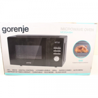 SALE OUT. | Gorenje Microwave Oven | MO20A4BH | Free standing | 800 W | 20 L | Grill | Black | DAMAGED PACKAGING AND ITEM RIGHT 
