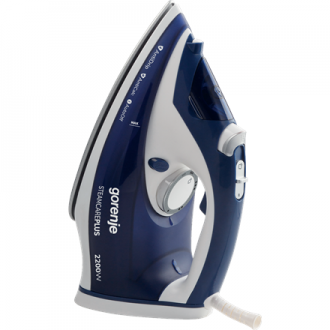 Gorenje | SIH2200BLC | Steam Iron | 2200 W | Water tank capacity 280 ml | Continuous steam 30 g/min | Steam boost performance 90