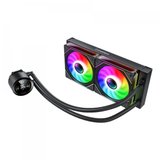 Gamemax CPU Liquid Cooler | ICEBURG 240 DIGITAL BK | Black