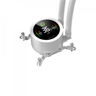 Gamemax CPU Liquid Cooler | ICEBURG 360 DIGITAL WH | White