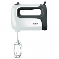 TEFAL | Hand mixer | HT461138 Prep'Mix+ | Hand Mixer | 500 W | Number of speeds 5 | Turbo mode | White/Grey