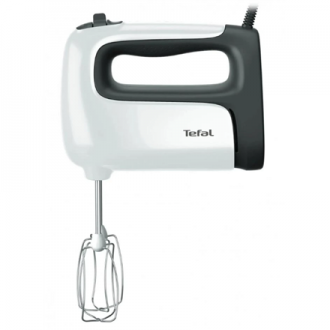 TEFAL | Hand mixer | HT461138 Prep'Mix+ | Hand Mixer | 500 W | Number of speeds 5 | Turbo mode | White/Grey