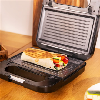 Cecotec Sandwich Maker | Rock nToast 4in1 | 1000 W | Number of plates 4 | Black