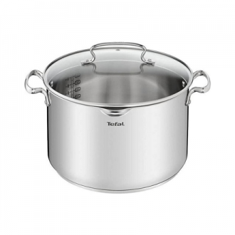 TEFAL | Pot | G7196455 Duetto+ | Stainless steel | Dishwasher proof | Lid included | Stainless steel