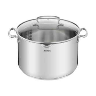 TEFAL | Pot | G7196455 Duetto+ | Stainless steel | Dishwasher proof | Lid included | Stainless steel