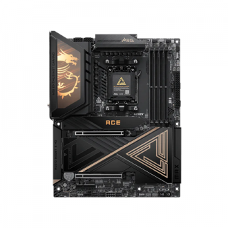 MSI MEG X870E ACE MAX | Processor family AMD | Processor socket AM5 | DDR5 | Supported hard disk drive interfaces SATA, M.2 | Nu MSI MEG X870E ACE MAX | Processor family AMD | Processor socket AM5 | DDR5 | Supported hard disk drive interfaces SATA, M.2 | Nu