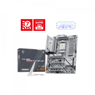 MSI MAG B850 GAMING PLUS MAX WIFI | Processor family AMD | Processor socket AM5 | DDR5 | Supported hard disk drive interfaces SA MSI MAG B850 GAMING PLUS MAX WIFI | Processor family AMD | Processor socket AM5 | DDR5 | Supported hard disk drive interfaces SA
