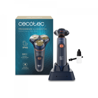 Cecotec Shaver | PrecisionCare Aluminium Pro | Operating time (max) 80 min | Wet & Dry | Blue Cecotec Shaver | PrecisionCare Aluminium Pro | Operating time (max) 80 min | Wet & Dry | Blue
