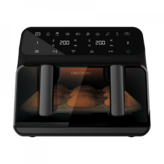 Cecotec Double hot air fryer | Cecofry Advance 9000 Window | Power 2200 W | Capacity 9 L | Black Cecotec Double hot air fryer | Cecofry Advance 9000 Window | Power 2200 W | Capacity 9 L | Black