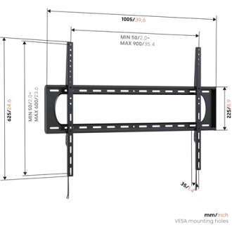 Vogels Wall mount | UP 9003 Fixed TV Wall Mount XL | 55-120 Vogels Wall mount | UP 9003 Fixed TV Wall Mount XL | 55-120