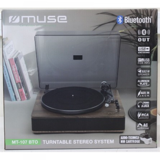SALE OUT. Muse MT-107 BTO Turntable Stereo System, Black/Brown | Muse Turntable Stereo System with Bluetooth Out | MT-107 BTO | SALE OUT. Muse MT-107 BTO Turntable Stereo System, Black/Brown | Muse Turntable Stereo System with Bluetooth Out | MT-107 BTO |
