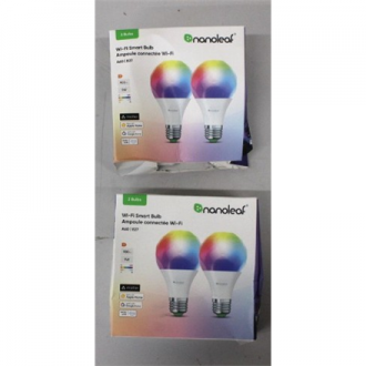 SALE OUT. Nanoleaf Essentials Smart A60 Bulb E27 Matter WiFi 9W 900Lm RGBCW 2700-6500K, 2pcs pack | Nanoleaf Essentials Smart A6 SALE OUT. Nanoleaf Essentials Smart A60 Bulb E27 Matter WiFi 9W 900Lm RGBCW 2700-6500K, 2pcs pack | Nanoleaf Essentials Smart A6