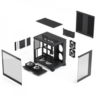 Fractal Design Case | Pop 2 Vision | Black RGB | Mid-Tower