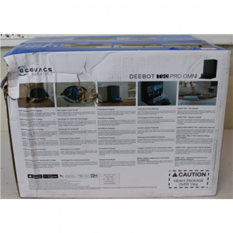 SALE OUT. Ecovacs DEEBOT T90 PRO OMNI BLACK Vacuum cleaner, Robot, Wet&Dry, 30800Pa, TruEdge 3.0, AIVI 3D 3.0, 4000 mAh, Black + SALE OUT. Ecovacs DEEBOT T90 PRO OMNI BLACK Vacuum cleaner, Robot, Wet&Dry, 30800Pa, TruEdge 3.0, AIVI 3D 3.0, 4000 mAh, Black +