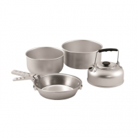 Easy Camp Adventure Cook Set M Silver Aluminium 