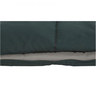 Easy Camp | Moon 200 Double | Sleeping Bag | 220 x 150 cm | 2 way open - auto lock, L-shape | Teal