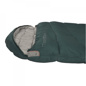 Easy Camp | Moon 200 Double | Sleeping Bag | 220 x 150 cm | 2 way open - auto lock, L-shape | Teal