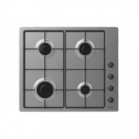 Candy Hob | Idea CHW6LBX/4U2 | Gas | Number of burners/cooking zones 4 | Knob | Stainless Steel 