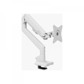 Arozzi Desk Mount | Neo Single - Gas Spring Monitor Arm AZ-ALZARE-NEO-WT | Tilt, Swivel, Rotation | Maximum weight (capacity) 9 