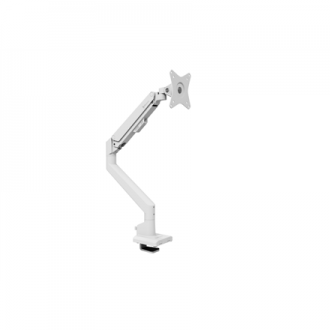 Arozzi Desk Mount | Neo Single - Gas Spring Monitor Arm AZ-ALZARE-NEO-WT | Tilt, Swivel, Rotation | Maximum weight (capacity) 9 