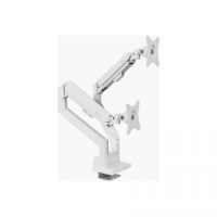 Arozzi Desk Mount | Neo Duo - Gas Spring Monitor Arm AZ-ALZARE-NEO-DUO-WT | Tilt, Swivel, Rotation | Maximum weight (capacity) 9 