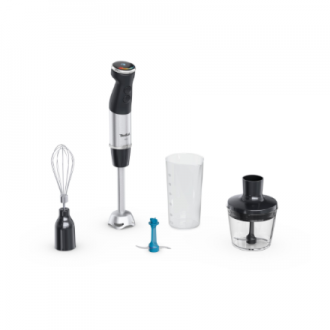 TEFAL | HB67E830 Quickchef+ | Hand Blender | 1000 W | Hand Blender | Number of speeds 20 | Turbo mode | Ice crushing | Black/Sta