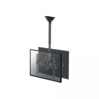 Neomounts NM-C440DBLACK Dual monitor/TV mount ceiling | Adjustable Height, Rotate, Tilt, Swivel | 32-60 Neomounts NM-C440DBLACK Dual monitor/TV mount ceiling | Adjustable Height, Rotate, Tilt, Swivel | 32-60