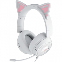 Razer Gaming Headset | Kraken Kitty V3 X | Wired | Over-Ear | Microphone | White Razer Gaming Headset | Kraken Kitty V3 X | Wired | Over-Ear | Microphone | White