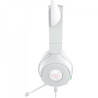 Razer Gaming Headset | Kraken Kitty V3 X | Wired | Over-Ear | Microphone | White Razer Gaming Headset | Kraken Kitty V3 X | Wired | Over-Ear | Microphone | White