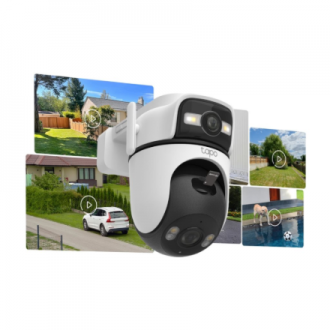 TP-LINK | Dual Lens Security Wi-Fi Camera | Tapo C545D | Dome | 3 MP | 6mm | IP66 | H.264 | MicroSD, up to 512 GB TP-LINK | Dual Lens Security Wi-Fi Camera | Tapo C545D | Dome | 3 MP | 6mm | IP66 | H.264 | MicroSD, up to 512 GB