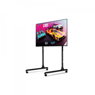 Next Level Racing Floor stand | Round Tube Freestanding Single Monitor Stand | Up to 65 Next Level Racing Floor stand | Round Tube Freestanding Single Monitor Stand | Up to 65