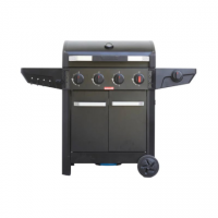 Barbecook Gas Barbecue Luca 412 with Cabinet and Sideburner, 145.4 x 60.3 x 112.3 cm | BC-GAS-3100